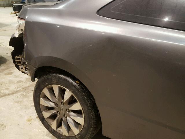 2HGFG12809H533152 - 2009 HONDA CIVIC EX ნაცრისფერი ფოტო 9