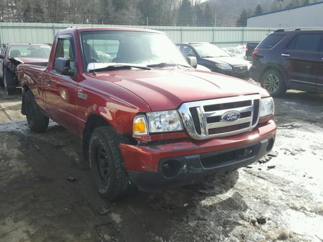 1FTKR1AD6APA59312 - 2010 FORD RANGER MAROON photo 1