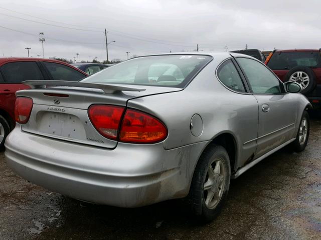 1G3NL12T71C198814 - 2001 OLDSMOBILE ALERO GL SILVER photo 4