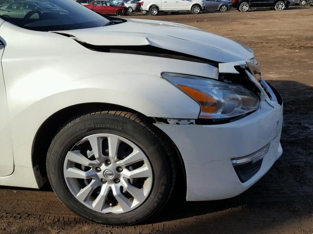 1N4AL3AP4DC162961 - 2013 NISSAN ALTIMA 2.5 WHITE photo 9