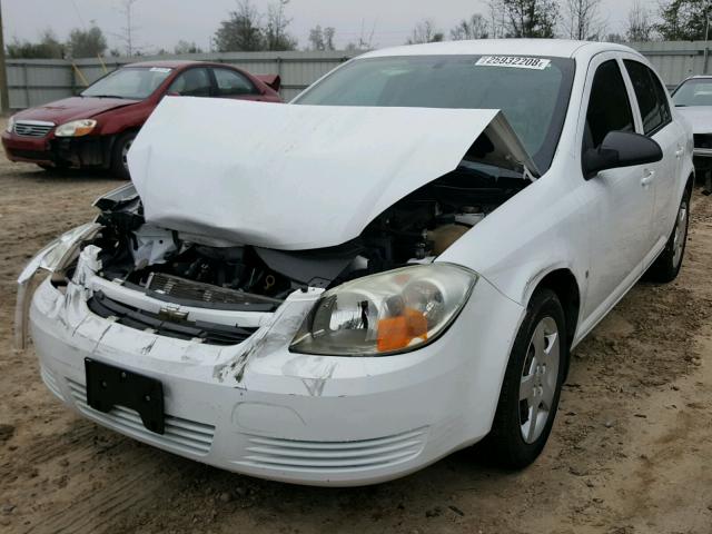 1G1AK55F867814558 - 2006 CHEVROLET COBALT LS WHITE photo 2