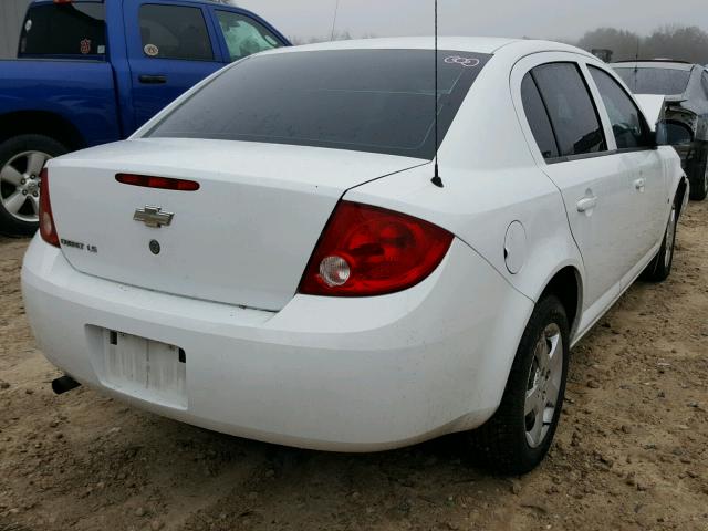 1G1AK55F867814558 - 2006 CHEVROLET COBALT LS WHITE photo 4