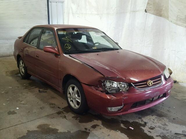 2T1BR12E72C562869 - 2002 TOYOTA COROLLA CE RED photo 1