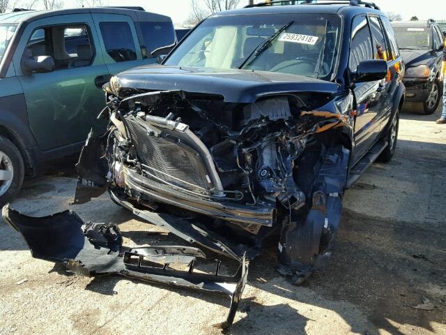 5FNYF28697B003769 - 2007 HONDA PILOT EXL BLACK photo 2