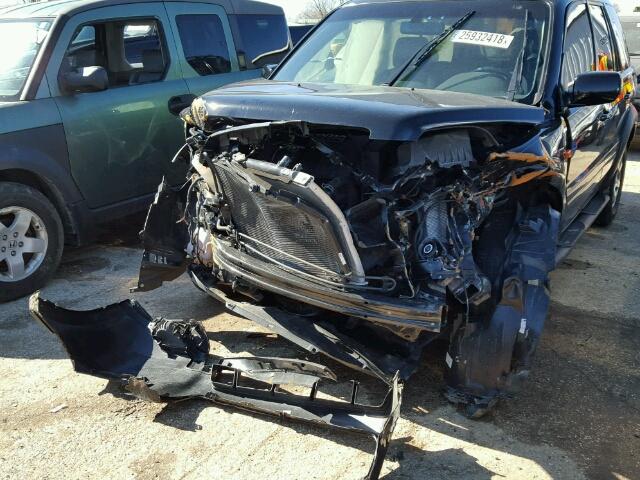 5FNYF28697B003769 - 2007 HONDA PILOT EXL BLACK photo 9