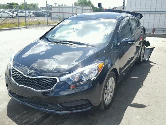 KNAFX4A65G5610180 - 2016 KIA FORTE LX BLACK photo 2