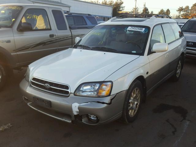 4S3BH806027608096 - 2002 SUBARU LEGACY WHITE photo 2