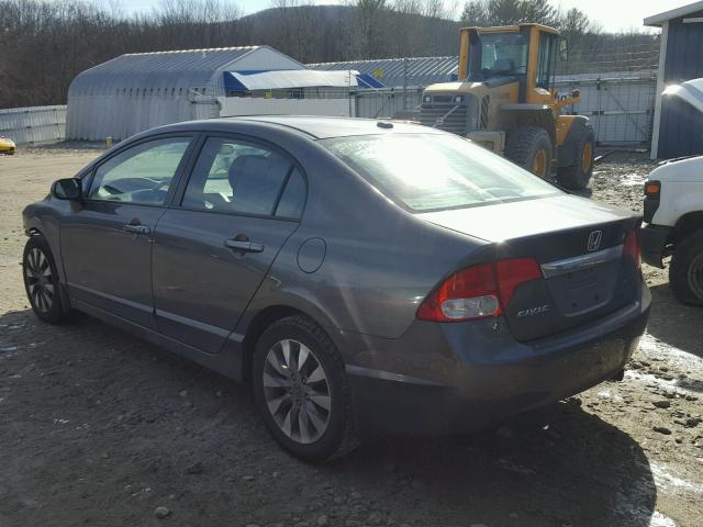 2HGFA1F92AH528740 - 2010 HONDA CIVIC EXL 灰色 照片 3