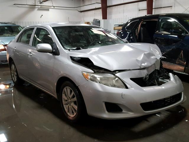 1NXBU4EE3AZ274095 - 2010 TOYOTA COROLLA BA SILVER photo 1