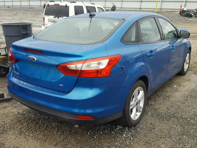 1FADP3F24EL291251 - 2014 FORD FOCUS SE BLUE photo 4