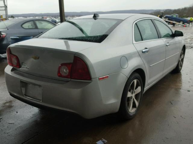 1G1ZC5E06CF301919 - 2012 CHEVROLET MALIBU 1LT SILVER photo 4