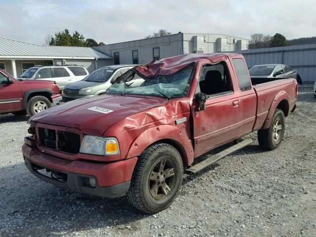 1FTZR45E16PA27281 - 2006 FORD RANGER SUP RED photo 2