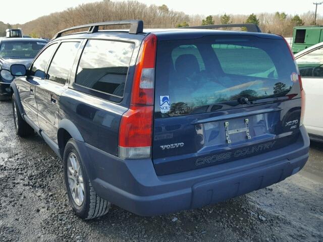 YV1SZ59H941153202 - 2004 VOLVO XC70 BLUE photo 3