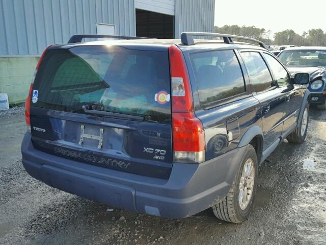 YV1SZ59H941153202 - 2004 VOLVO XC70 BLUE photo 4