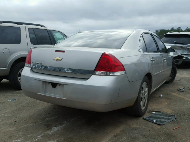 2G1WB55K369313496 - 2006 CHEVROLET IMPALA LS SILVER photo 4