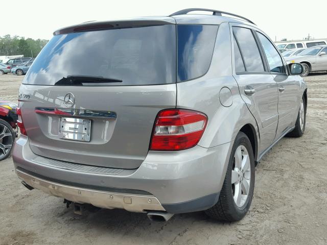 4JGBB75E76A011866 - 2006 MERCEDES-BENZ ML 500 SILVER photo 4