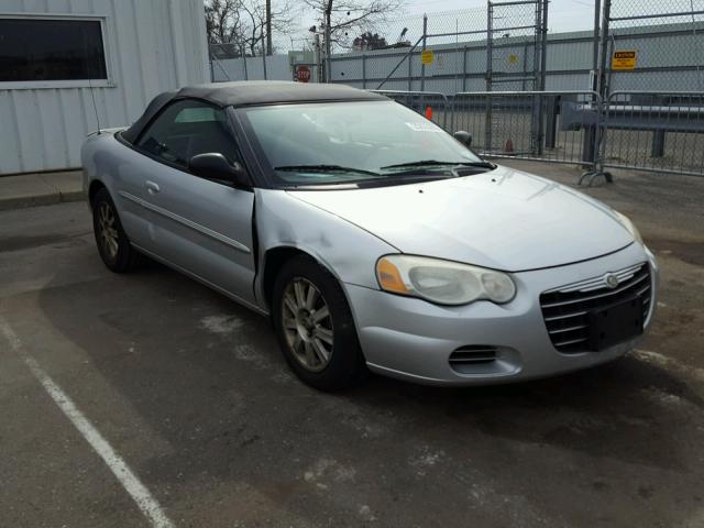 1C3EL75R66N203522 - 2006 CHRYSLER SEBRING GT SILVER photo 1