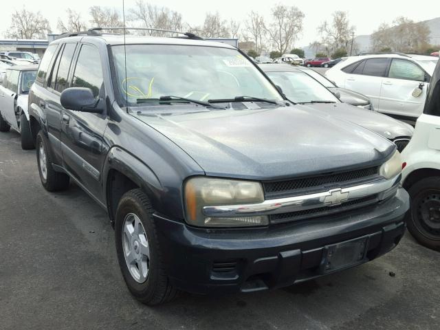 1GNDS13S932300862 - 2003 CHEVROLET TRAILBLAZE GRAY photo 1