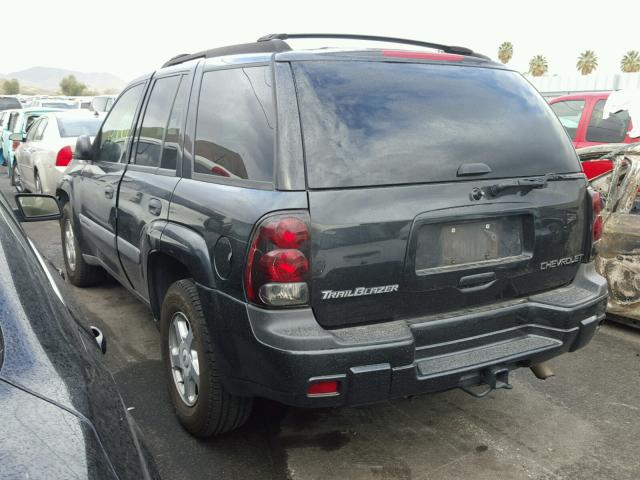 1GNDS13S932300862 - 2003 CHEVROLET TRAILBLAZE GRAY photo 3