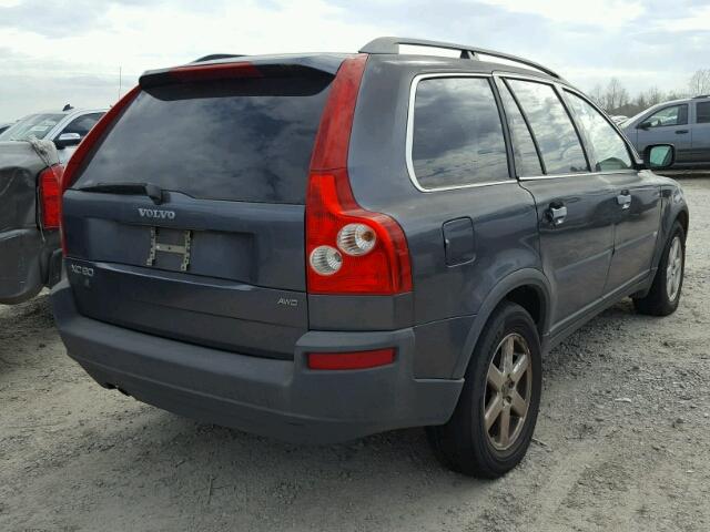 YV1CM592X51203752 - 2005 VOLVO XC90 SILVER photo 4