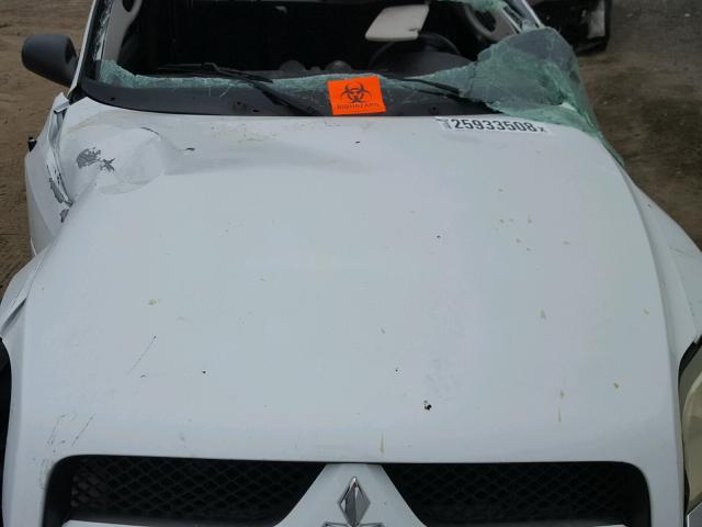 1Z7HC22K07S162850 - 2007 MITSUBISHI RAIDER LS WHITE photo 7