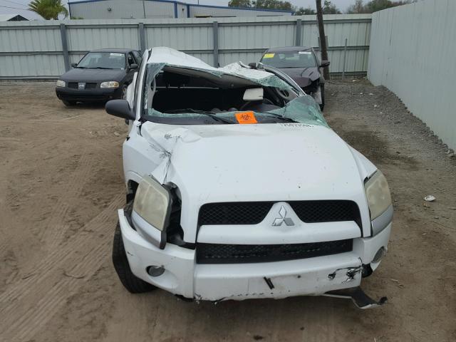 1Z7HC22K07S162850 - 2007 MITSUBISHI RAIDER LS WHITE photo 9