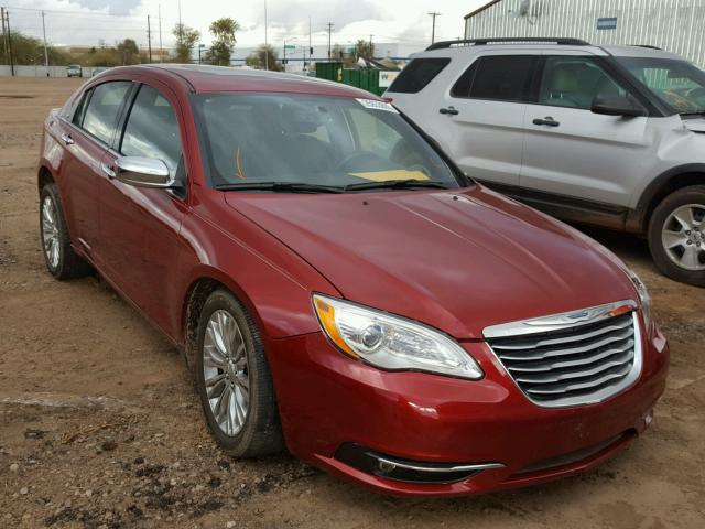 1C3CCBCB4CN109022 - 2012 CHRYSLER 200 LIMITE RED photo 1