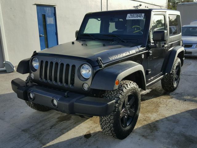 1C4AJWAG4HL683895 - 2017 JEEP WRANGLER S BLACK photo 2