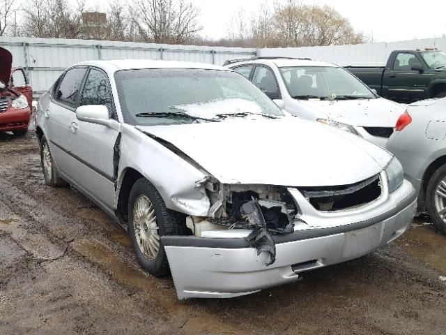 2G1WF55K929387231 - 2002 CHEVROLET IMPALA SILVER photo 1