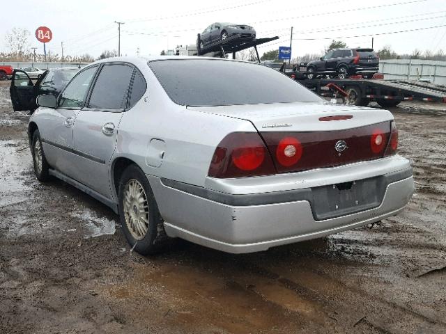 2G1WF55K929387231 - 2002 CHEVROLET IMPALA 银色 照片 3