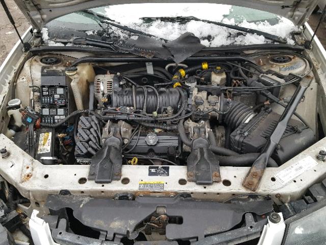 2G1WF55K929387231 - 2002 CHEVROLET IMPALA SILVER photo 7