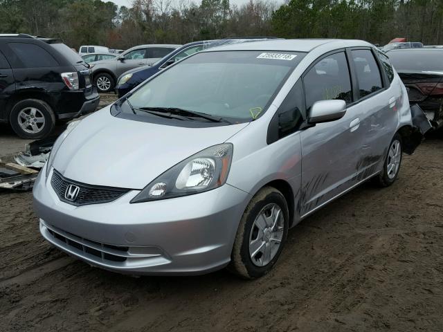 JHMGE8H35DC077723 - 2013 HONDA FIT SILVER photo 2