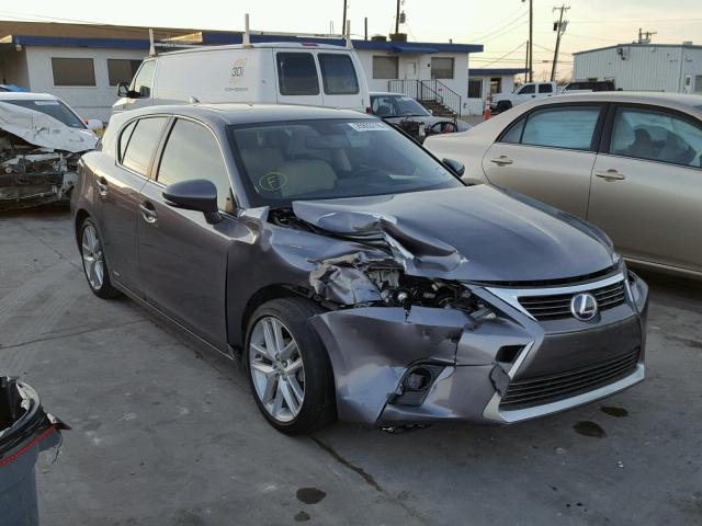 JTHKD5BH6F2244874 - 2015 LEXUS CT 200 GRAY photo 1