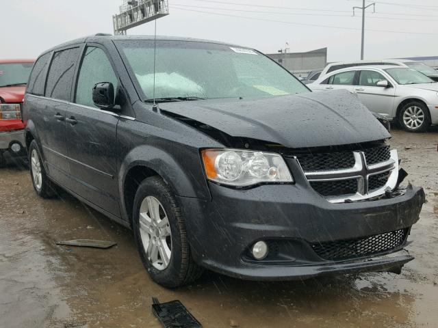 2C4RDGDG1CR292120 - 2012 DODGE GRAND CARA GRAY photo 1