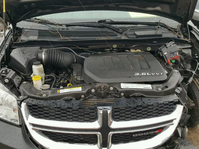 2C4RDGDG1CR292120 - 2012 DODGE GRAND CARA GRAY photo 7