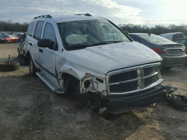 1D4HB48N06F144659 - 2006 DODGE DURANGO SL WHITE photo 1