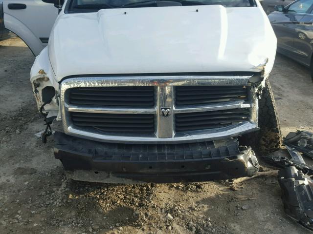 1D4HB48N06F144659 - 2006 DODGE DURANGO SL WHITE photo 7