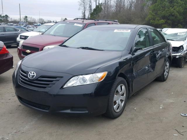 4T1BE46K29U869274 - 2009 TOYOTA CAMRY BASE BLACK photo 2