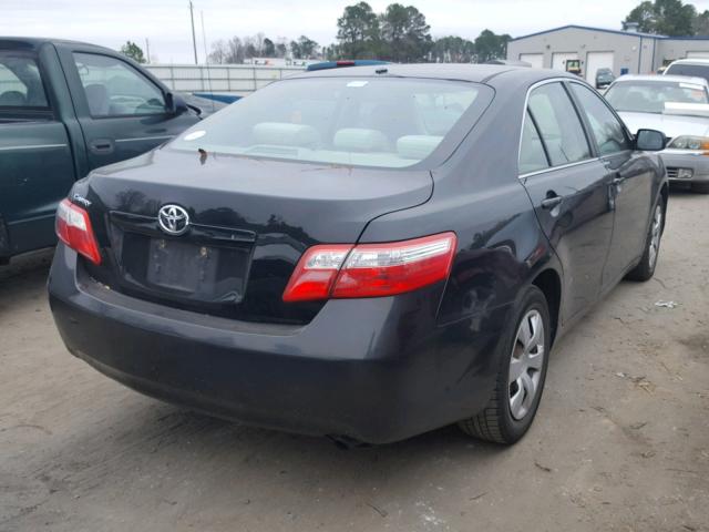 4T1BE46K29U869274 - 2009 TOYOTA CAMRY BASE BLACK photo 4