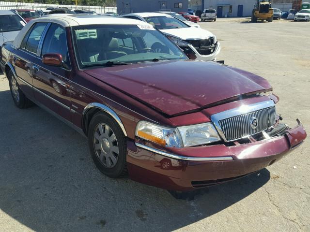 2MHFM75W85X640245 - 2005 MERCURY GRAND MARQ MAROON photo 1