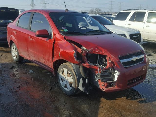 KL1TD5DE5AB091378 - 2010 CHEVROLET AVEO LS 栗色 照片 1