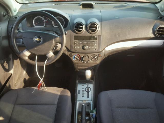 KL1TD5DE5AB091378 - 2010 CHEVROLET AVEO LS 栗色 照片 9