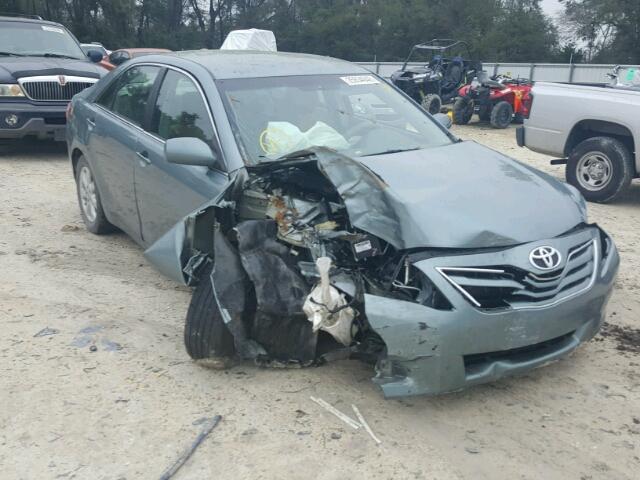 4T1BF3EK4BU608999 - 2011 TOYOTA CAMRY BASE GREEN photo 1