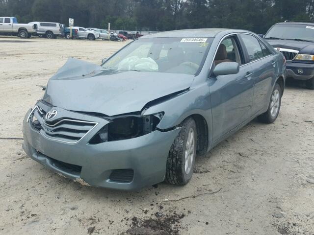 4T1BF3EK4BU608999 - 2011 TOYOTA CAMRY BASE GREEN photo 2