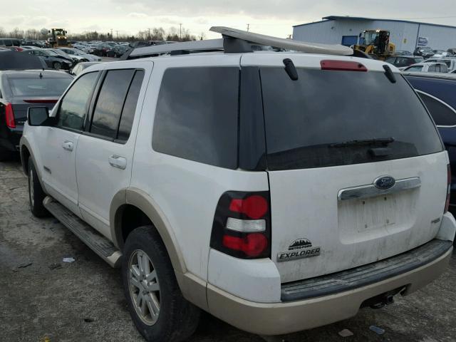 1FMEU74E16UB28656 - 2006 FORD EXPLORER E WHITE photo 3