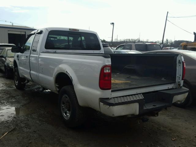 1FTSX21508EA39972 - 2008 FORD F250 SUPER WHITE photo 3