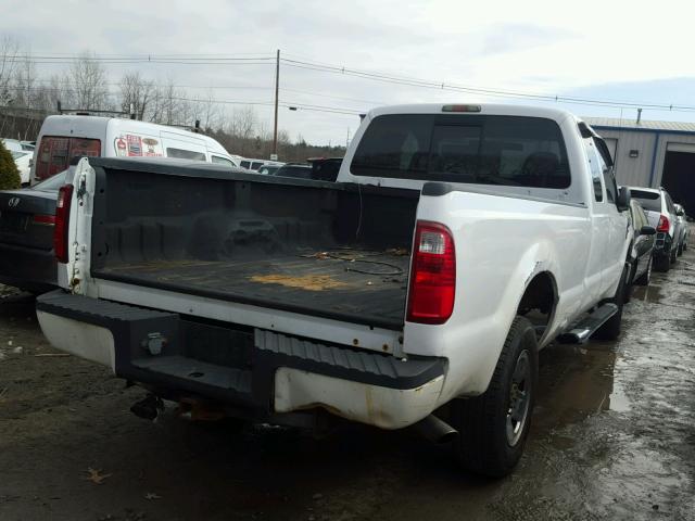 1FTSX21508EA39972 - 2008 FORD F250 SUPER WHITE photo 4