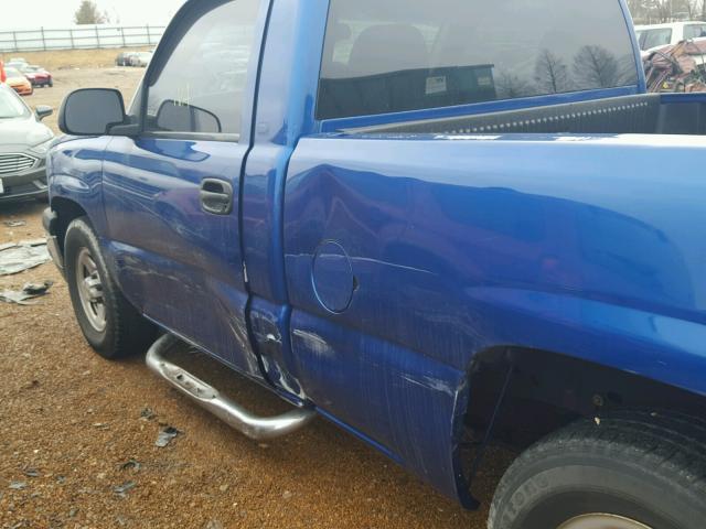 1GCEC14X34Z229221 - 2004 CHEVROLET SILVERADO BLUE photo 9