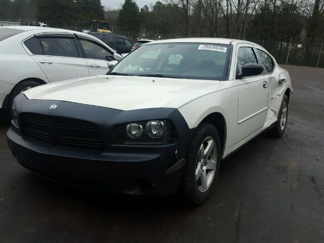 2B3KA43D79H551404 - 2009 DODGE CHARGER WHITE photo 2