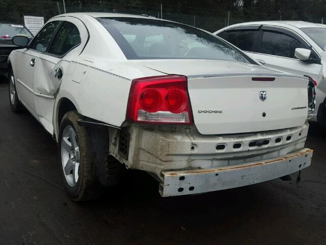 2B3KA43D79H551404 - 2009 DODGE CHARGER WHITE photo 9